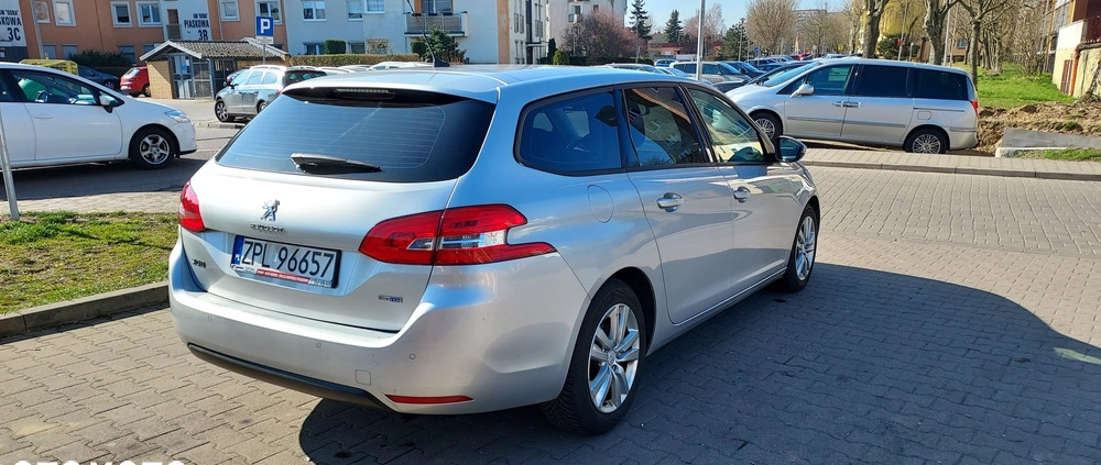 Peugeot 308 cena 27700 przebieg: 177000, rok produkcji 2015 z Police małe 67